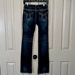 Big Star Womens Jeans LIV Low Rise Long Bootcut Sz 24L